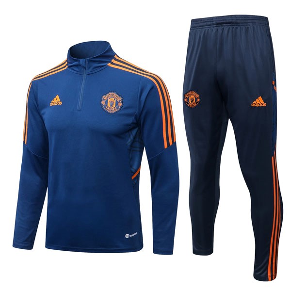 Sudadera De Training Manchester United 2022 2023 Azul